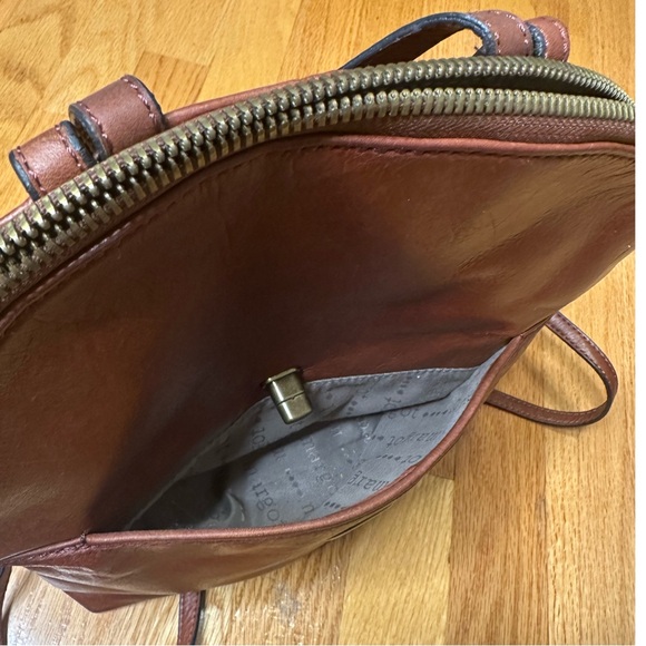 Margot Brown Leather Backpack - Picture 6 of 8